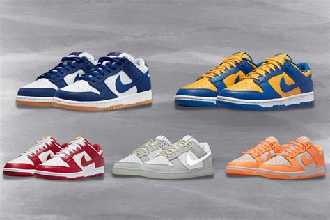 nike dunk low releases